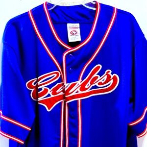 #CHICAGO #CUBS Thick Jersey button down